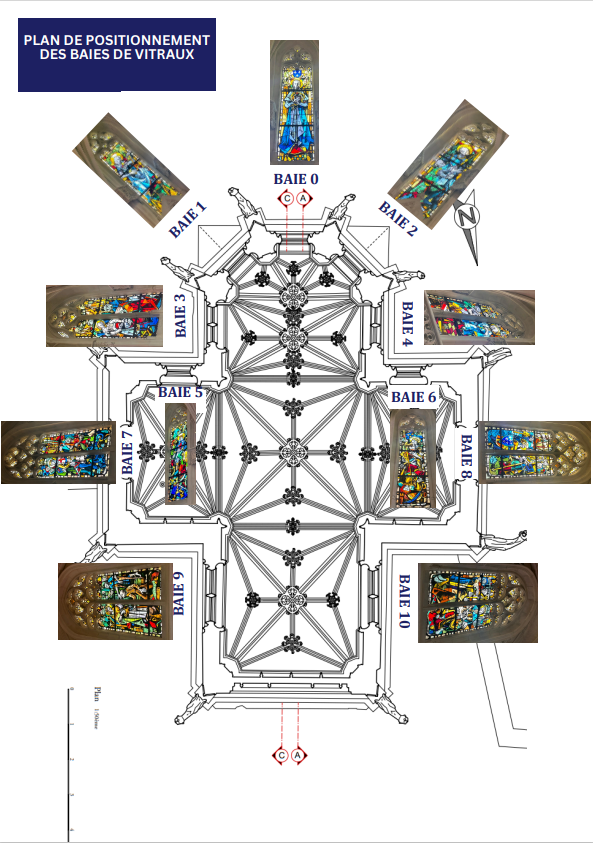 Plan des baies Restaurées